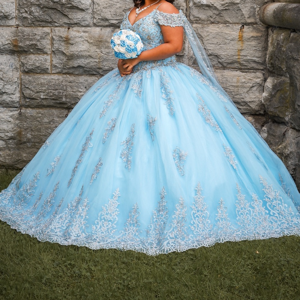 Baby Blue Quinceañera Dress